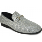 Glitter Slip On Tuxedo Shoes